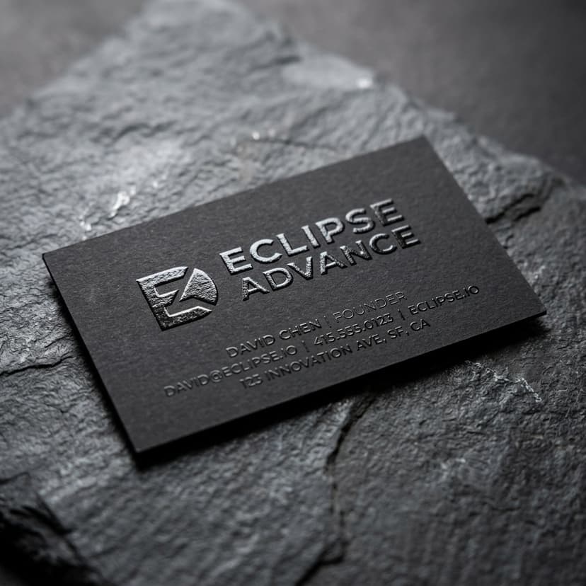 Luxury spot UV business card Hyderabad